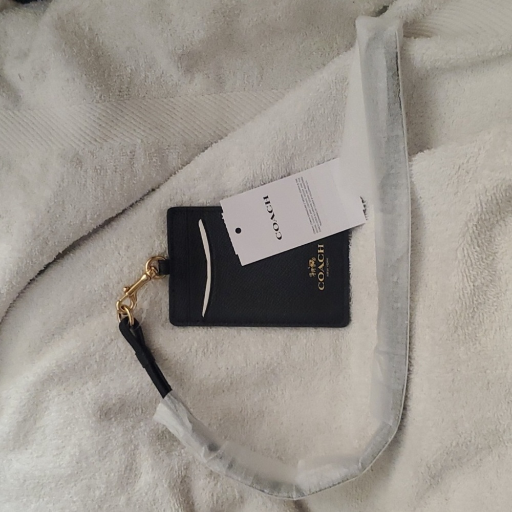 **BNWT. Authentic Coach Lanyard id/card holder